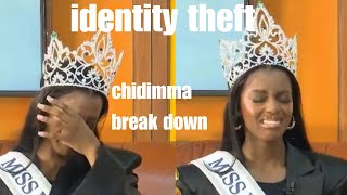 I didn’t steal anyone’s identity says miss universe Nigeria Chidimma Adetshina in a recent interview [upl. by Knowlton147]