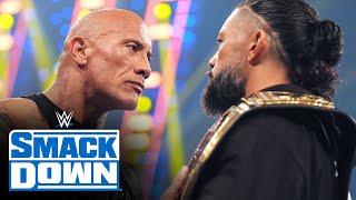 FULL SEGMENT The Rock steps to Roman Reigns on Road To WrestleMania SmackDown Feb 2 2024 [upl. by Seibold371]