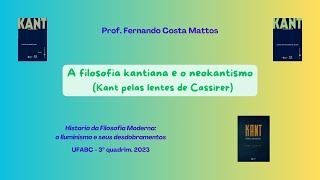 A filosofia kantiana e o neokantismo aula 16  Seminário sobre a Introdução da CFJ IVVI [upl. by Joelynn]