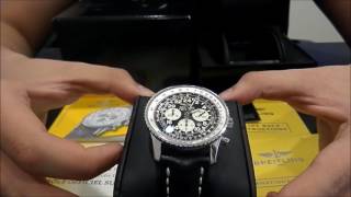 Breitling Navitimer Cosmonaute 24h Chrono  WatchesGMT [upl. by Broome]