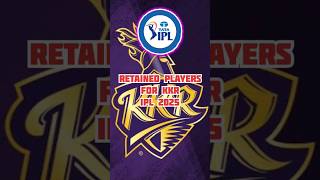 KKR retained players for ipl 2025  ipl 2025 mega auction [upl. by Gladstone]