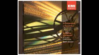 Schnittke  Cello Concerto No1 Gutman • LPO  Masur [upl. by Nywnorb970]