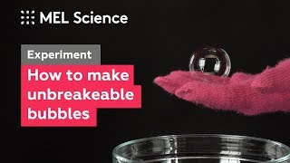 Soap bubbles that dont burst How to make unbreakable bubbles–Experiment [upl. by Manard319]