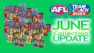 2024 JUNE Teamcoach Collection Recap 2024teamcoach footycards aflcards [upl. by Musa]