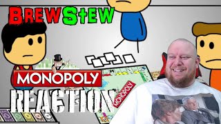 Brewstew Monopoly REACTION  The game that leaves friendships and family relationships in its wake [upl. by Rem]