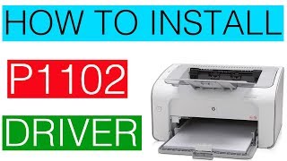 How To Install HP LaserJet Pro P1102 Driver In Windows [upl. by Adnileb918]