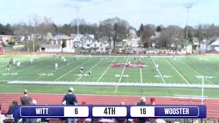 Wittenberg Mens Lacrosse vs Wooster 33024 [upl. by Lukasz]