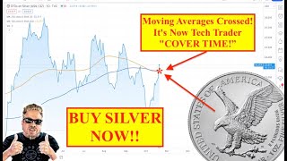 aSILVER ALERT Moving Averages CrossedApproaching Tech Trader quotCOVER TIMEquot Bix Weir [upl. by Ellehcan]