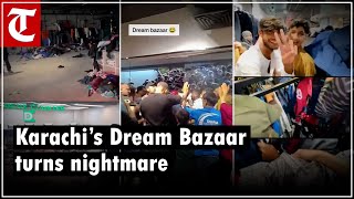 Pakistan’s Dream Bazaar Mall looted by unruly mob on opening day [upl. by Euqinomod]