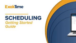 Scheduling  Getting Started Guide [upl. by Reprah]