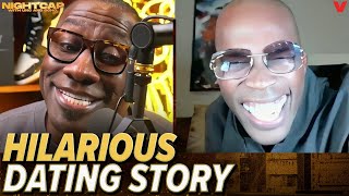 Chad Johnson falls down laughing at Shannon Sharpes hilarious dating story  Nightcap w Unc amp Ocho [upl. by Aekin]