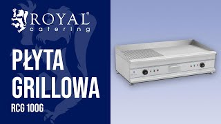 Płyta grillowa RCG 100G  Royal Catering  Prezentacja produktu [upl. by Llered888]