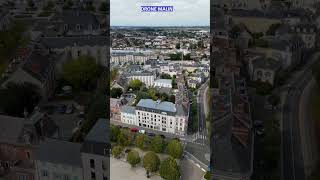 Chartres en vue aérienne par drone [upl. by Ariel]