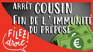 Arrêt Cousin  Les limites de limmunité civile du préposé Cour de cassation 14 décembre 2001 [upl. by Fenner]