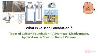 What Is Caisson Foundation  Types of Caisson Foundation [upl. by Oralle721]