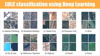 Land use land cover image classification using deep learning  EuroSat  ResNet50  GeoDev [upl. by Kalle]