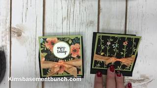 How to make a desktop calendar using Stampin Up products [upl. by Hnib]