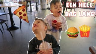 ALLEEN MAAR FASTFOOD ETEN 🍟  1DAG 2 [upl. by Ettenim]