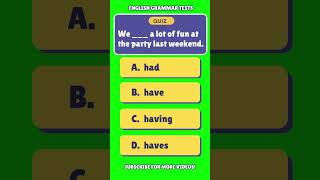 Past Simple Test  Exercise 9  Check if you are smart pastsimple englishgrammar quiz [upl. by Ahsekan]