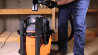 RIDGID WD1680 WetDry Vac With Detachable Blower [upl. by Fidela7]