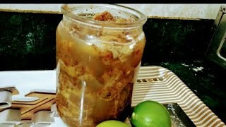 Instant Lemon Pickle recipe in HindiNimbu ka acharOuick Lemon Pickle [upl. by Anaeirb57]