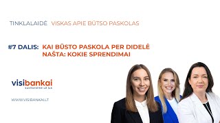 VISKAS APIE BŪSTO PASKOLAS 7 dalis Kai būsto paskola tampa per didelė našta kokie sprendimai [upl. by Kistner49]