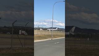 Big Black Airplane Landed in Canberra Air Port [upl. by Gnos464]