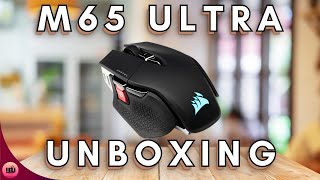 CORSAIR M65 ULTRA WIRELESS Unboxing [upl. by Maribelle488]