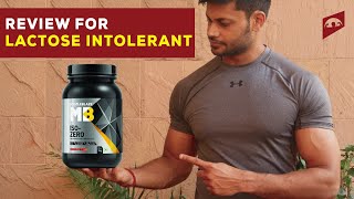 MUSCLEBLAZE ISOZERO WHEY PROTEIN ISOLATE REVIEW  FOR LACTOSE INTOLERANT [upl. by Hetty]