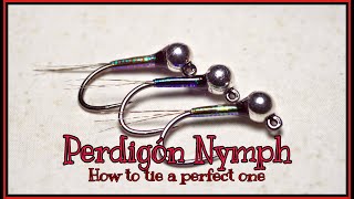 Perdigon nymph how to tie a perfect one [upl. by Ahsei]