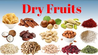 Name of Dry Fruits in English  Easy English Learning Process Dry Fruits Name in Spelling [upl. by Alexandr]