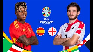 🎮  ESPANHA VS GEÓRGIA EURO 2024 [upl. by Felice]