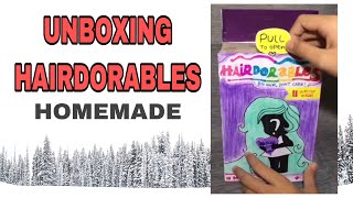 UNBOXING HAIRDORABLES HOMEMADE [upl. by Pedrotti]