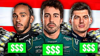 F1 driver salaries 2024 earnings and contract details for all 20 drivers [upl. by Amles]