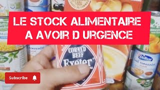 Le STOCK ALIMENTAIRE que tu doit ABSOLUMENT avoir chez toi en 2023 [upl. by Deenya912]