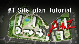 1 배치도강좌 캐드정리 Site plan tutorial CAD cleanup [upl. by Elene690]