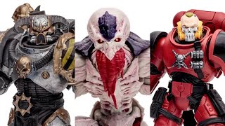 New McFarlane toys warhammer 40k action figures revealed preorder info [upl. by Nylecyoj]