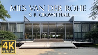 4K Walking Chicago IIT SR Crown Hall by Mies Van Der Rohe [upl. by Katherina]