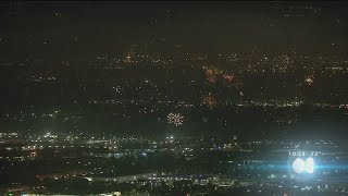 Illegal Fireworks Boom Throughout Los Angeles County On Fourth Of July [upl. by Danell]