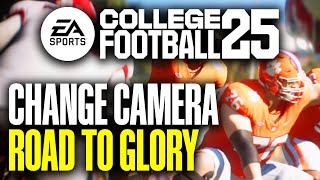 How To Change Camera Angle in Road to Glory College Football 25 PS5 amp Xbox [upl. by Nylegna281]