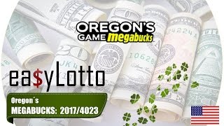 MEGABUCKS Oregon numbers 5 April 2017 [upl. by Melodee]