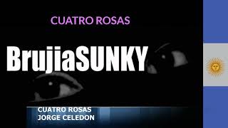 Cuatro rosas  Jorge Celedon  KARAOKE y ACORDES [upl. by Cerell]