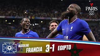 Highlights amp Goles Francia vs Egipto 31  Semifinal  Juegos Olímpicos París 2024 [upl. by Eseret]