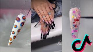 NAIL ART STORYTIME ✨SCARY EDITION✨  TIKTOK COMPILATION [upl. by Gustaf783]