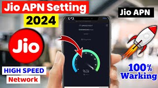 Jio APN Setting For Fast Internet Speed 2024  Jio 4G5G APN Setting  Jio APN For High Speed [upl. by Ykcaj590]