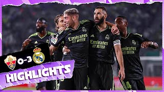 Elche 03 Real Madrid  HIGHLIGHTS  LaLiga 202223 [upl. by Annabel609]