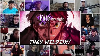 SHIROU VS KIREI FateStay Night Heavens Feel III Spring Song  Reaction Mashup [upl. by Yance889]