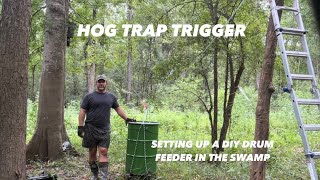 DIY DRUM FEEDER IN THE SWAMP [upl. by Ecinuahs]