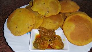 झटपट बनाएं सूजी की मसाला पूरी  सूजी की पूरी बनाने का आसान तरीका सीखें  Suji Ki Crispy Puri [upl. by Erdnoed918]