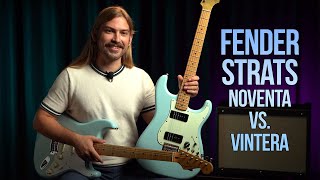 Fender Noventa Stratocaster vs Vintera 50s Modified Stratocaster [upl. by Juna954]